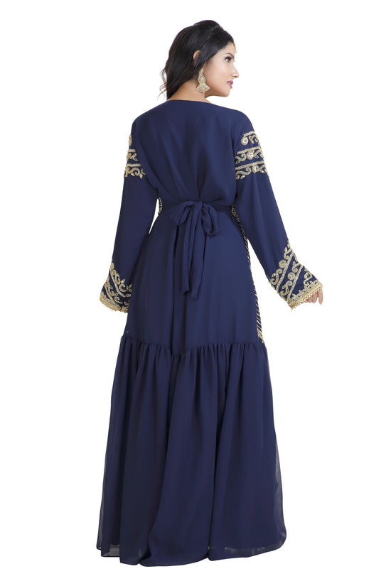 Embroidered Dress Jabodar Wedding Gown - Maxim Creation