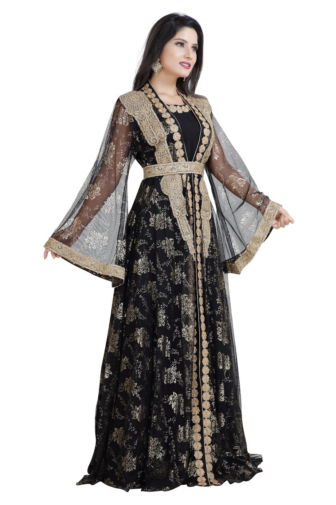 arabian dresses Gown Arabian Outfit Ladies Arabian Dress For Ladies Muslim Women Plain Maxi Dress Abaya