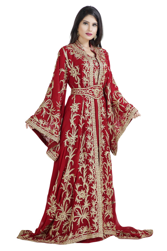 Traditional Dress Khaleeji Thobe Wedding Gown - Maxim Creation