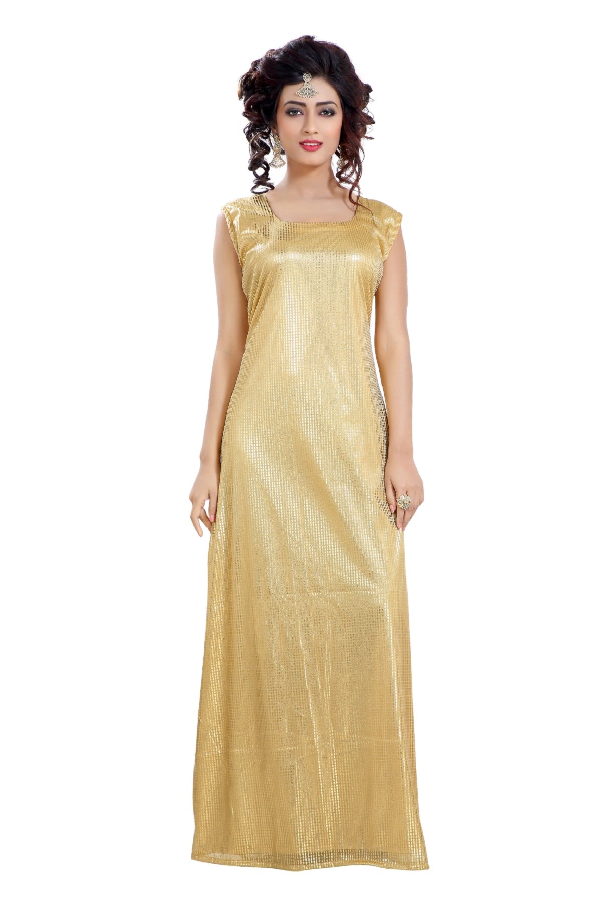 Load image into Gallery viewer, Maxi Dress in Soft Beige Evening Gown - Maxim Creation
