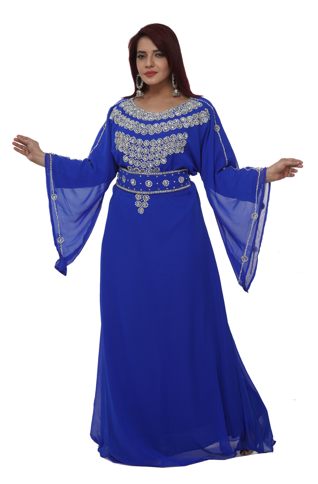 Load image into Gallery viewer, Abaya Moroccan Party Dress - Maxim Creation
