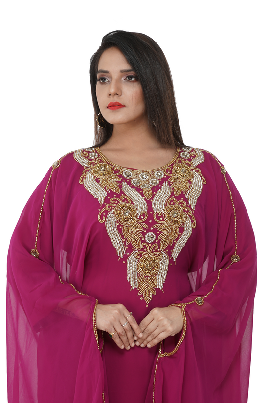 Arabian Kaftan Handmade Dress - Maxim Creation