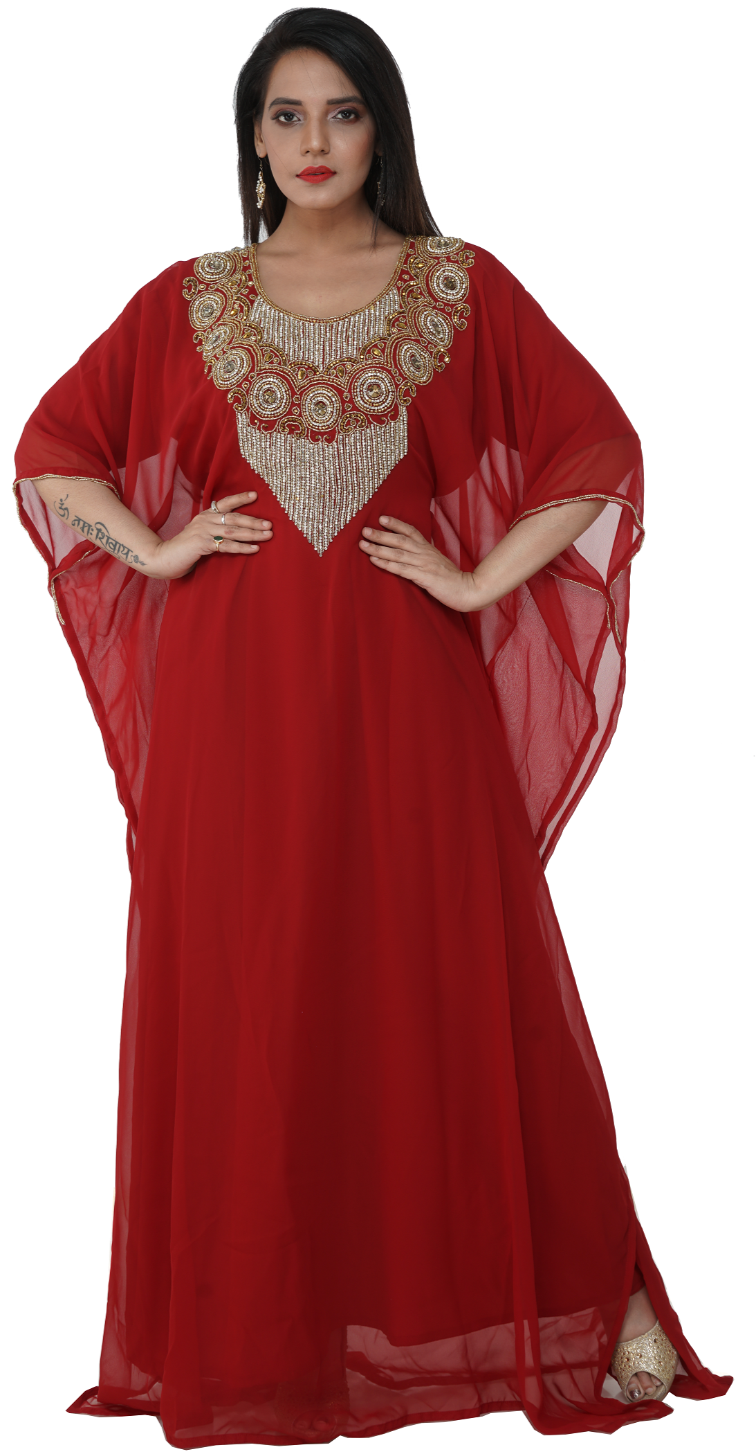 Most Obvious Hot Selling Designer Cape Gown Design