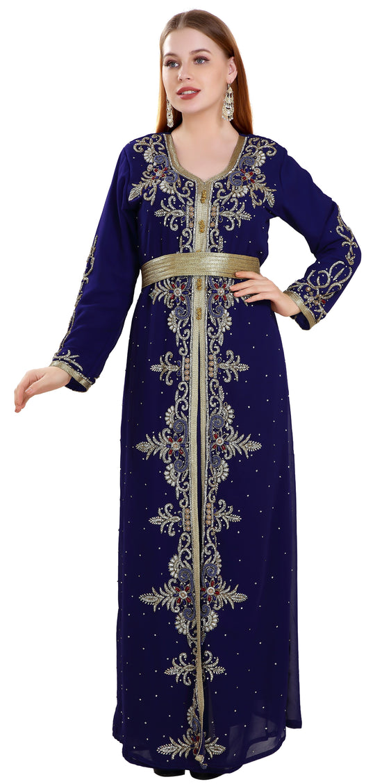 Persian Abaya Designer Kaftan Dress - Maxim Creation