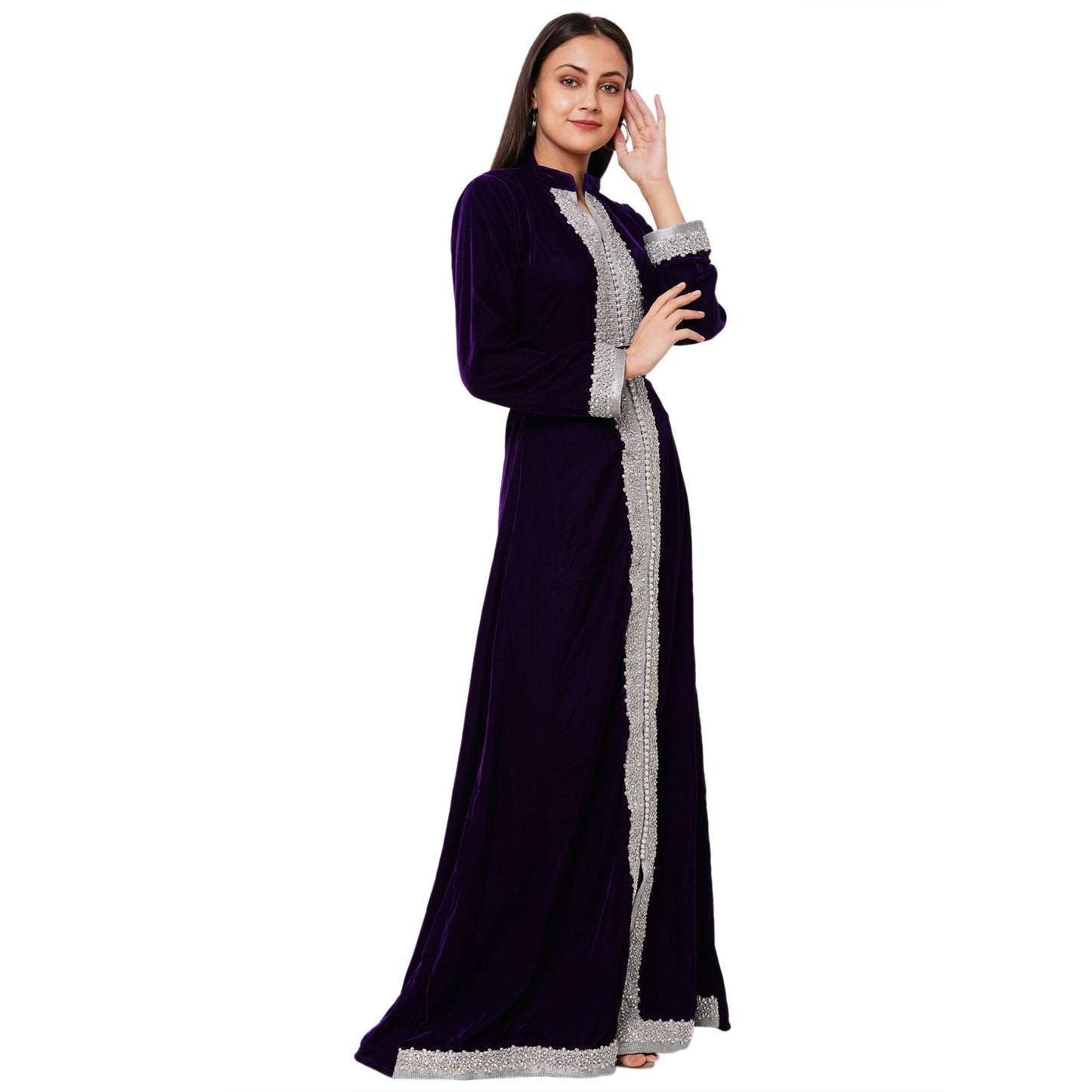 arabic kaftan evening dresses Vsadsau Muslim Evening Dress Satin Islamic Abaya Women Turkey Arab Kaftan Middle East African Maxi Dress Beige at Amazon Women's Clothing store