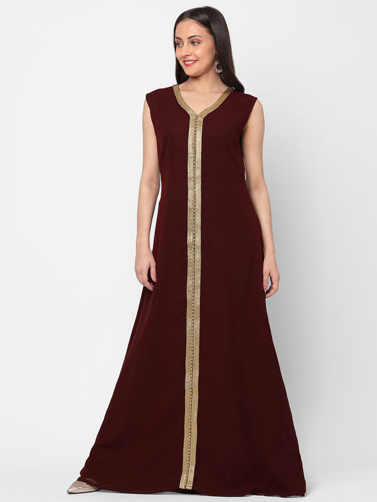 Load image into Gallery viewer, Djellaba Dress Hand Embroidered Gown - Maxim Creation
