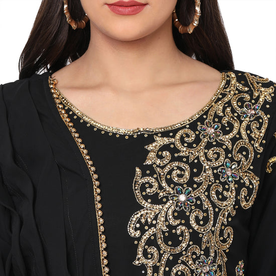 Arabian Jalabiya Evening Party Gown - Maxim Creation
