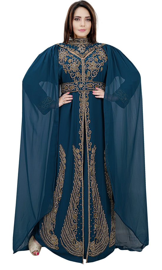 Load image into Gallery viewer, African Abaya Luxe Kaftan Dress - Maxim Creation
