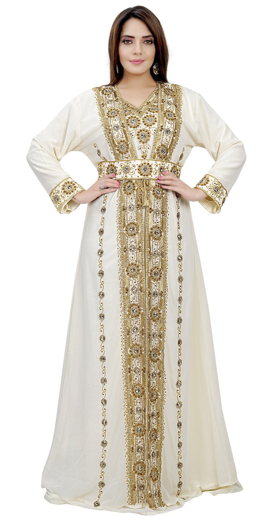 Arabian Jellabiya Long Sleeve Dress - Maxim Creation