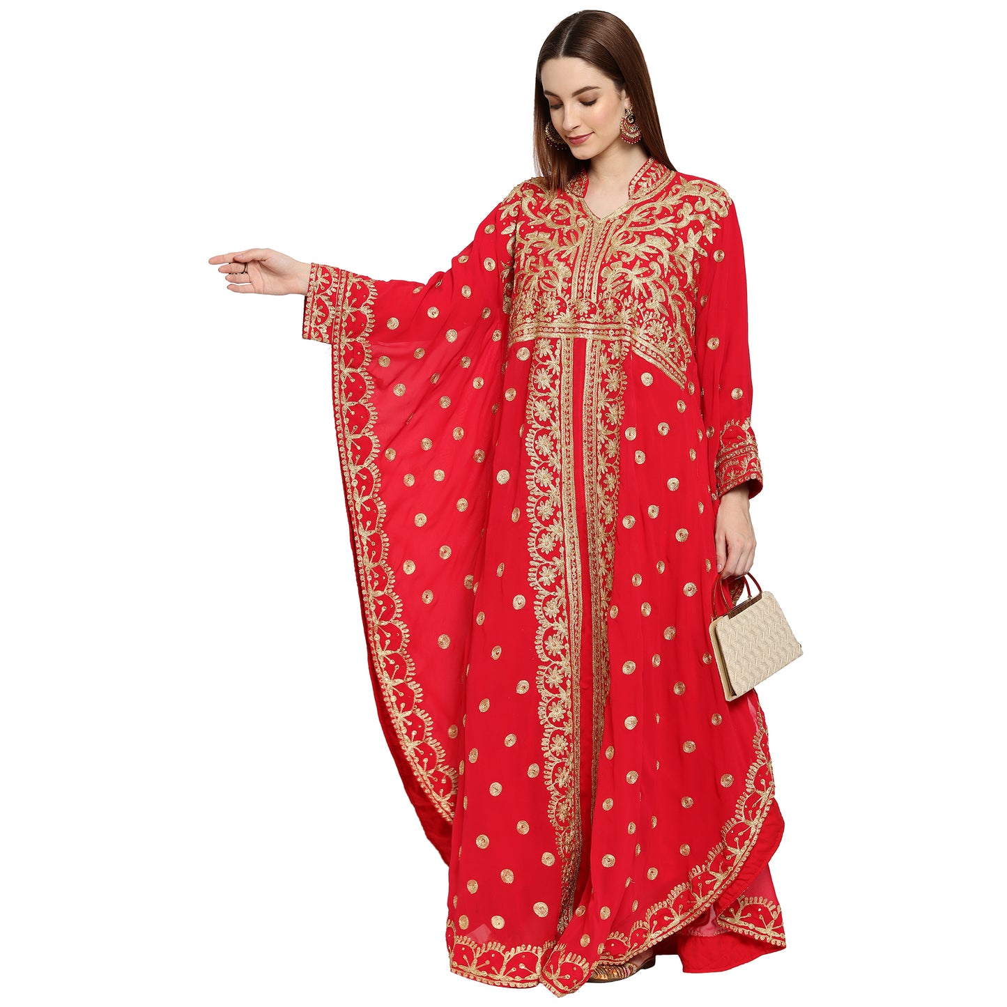 Designer Dubai Farasha Persian Maxi Takchita Dress – Maxim Creation
