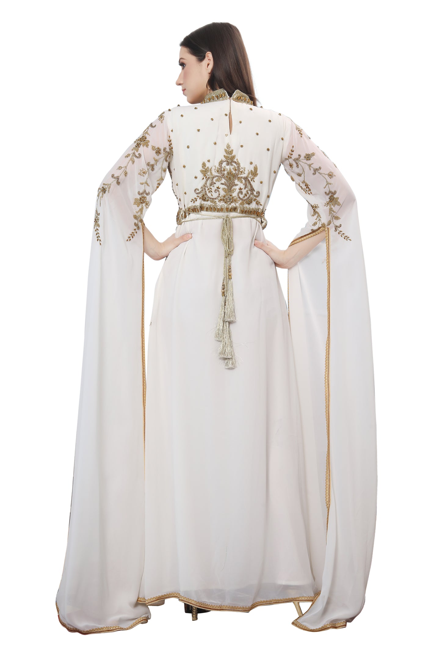 Designer Robe Marriage Embroidery Ball Gown Partywear - Maxim Creation