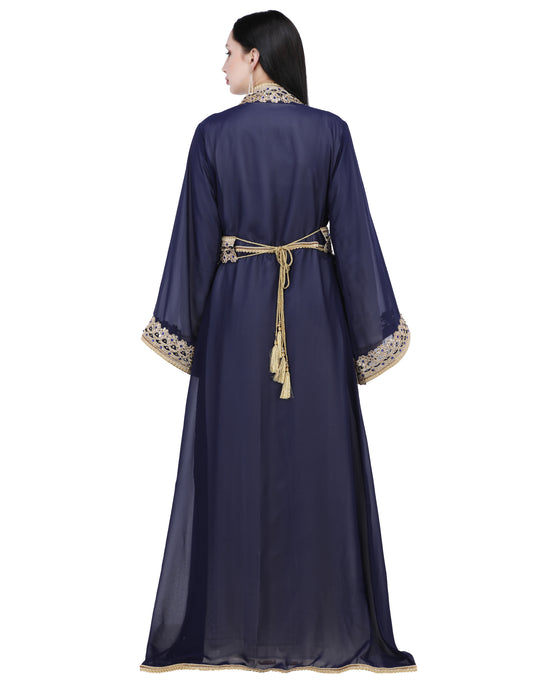 Designer Takchita Dubai Kaftan Gown Bridesmaid Dress - Maxim Creation