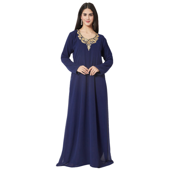 Dubai Kaftan Gown Jasmine Bridesmaid Dress - Maxim Creation