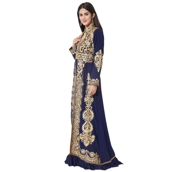 Load image into Gallery viewer, Dubai Kaftan Gown Jasmine Bridesmaid Dress - Maxim Creation
