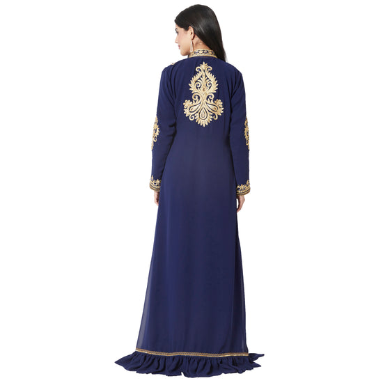 Dubai Kaftan Gown Jasmine Bridesmaid Dress - Maxim Creation