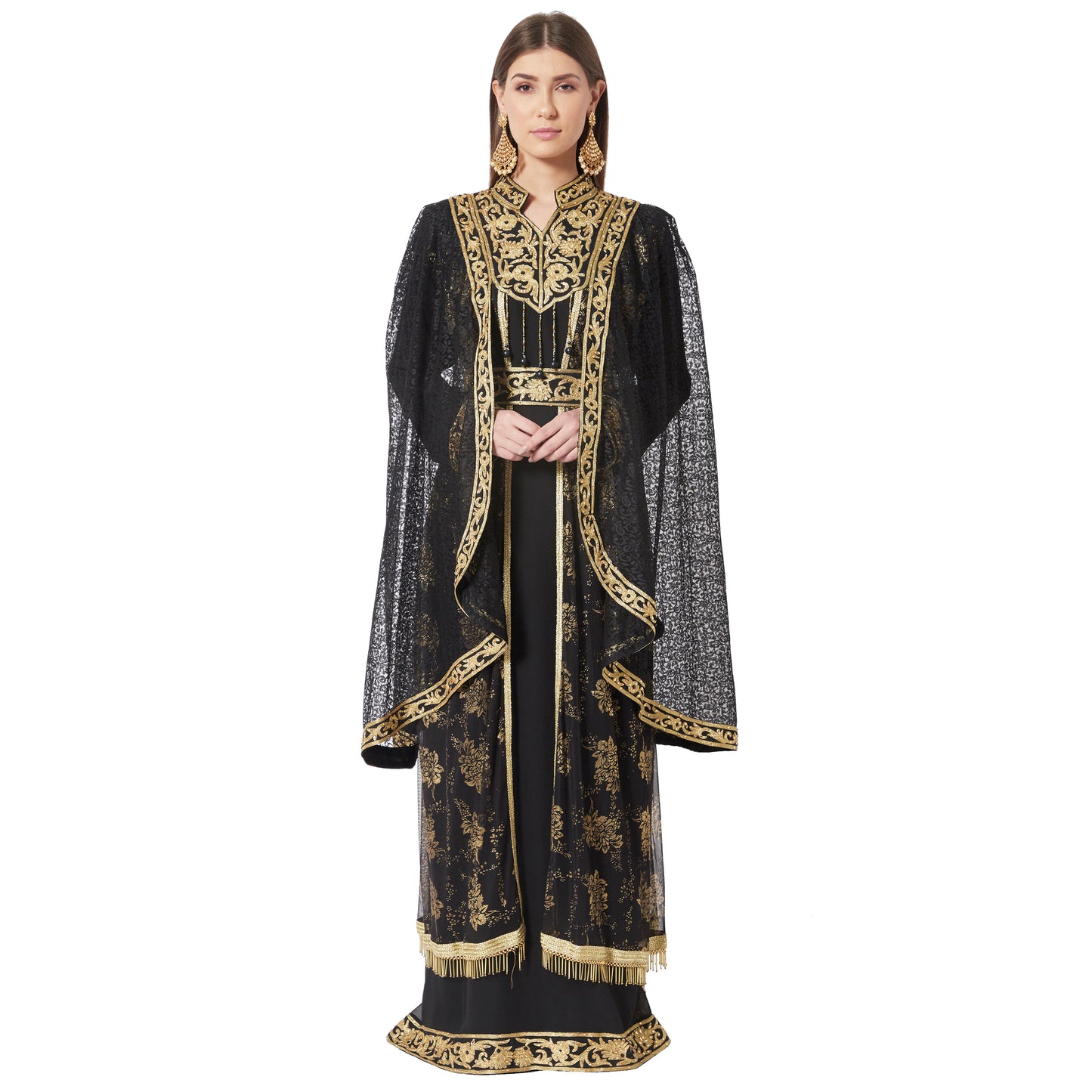 Designer Kaftan Black Wedding Dress Designer Kaftan Black Wedding Dress