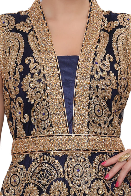 Hand Embroidery Abaya Kaftan Long Maxi Gown - Maxim Creation