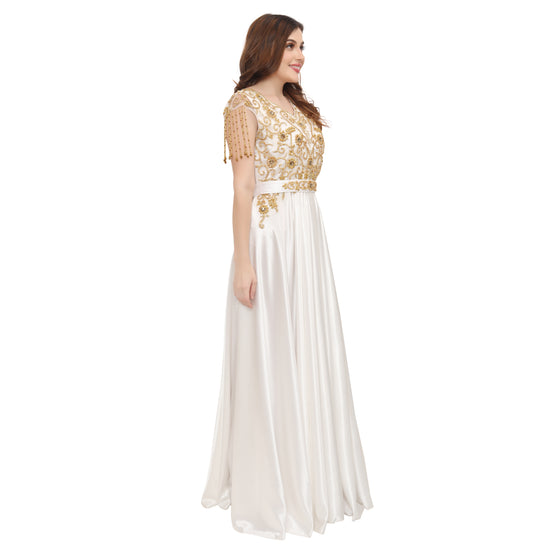 Modern Takchita Moroccan Caftan Party Wear Prom-Dress - Maxim Creation