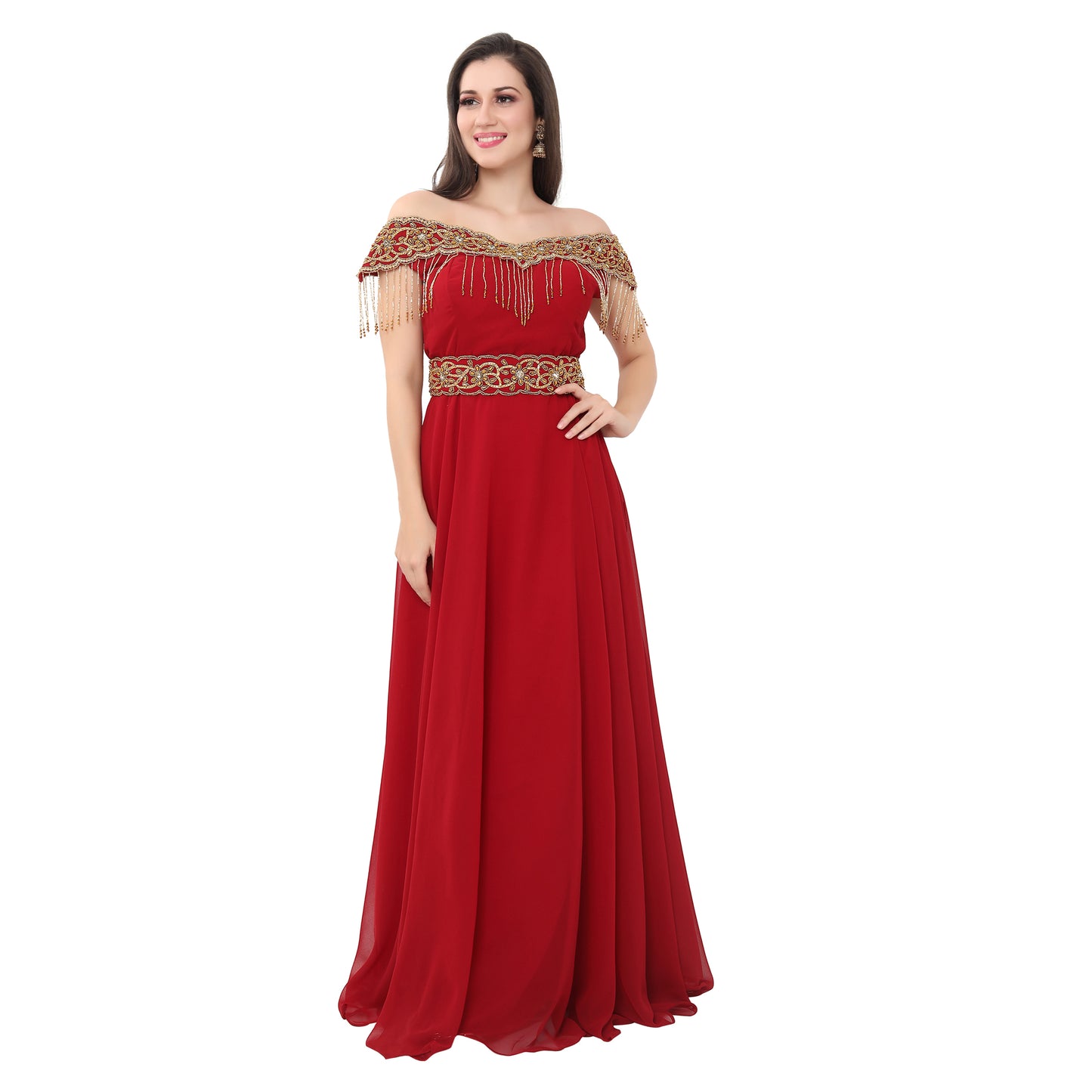 Red Heavy Gown | 3d-mon.com