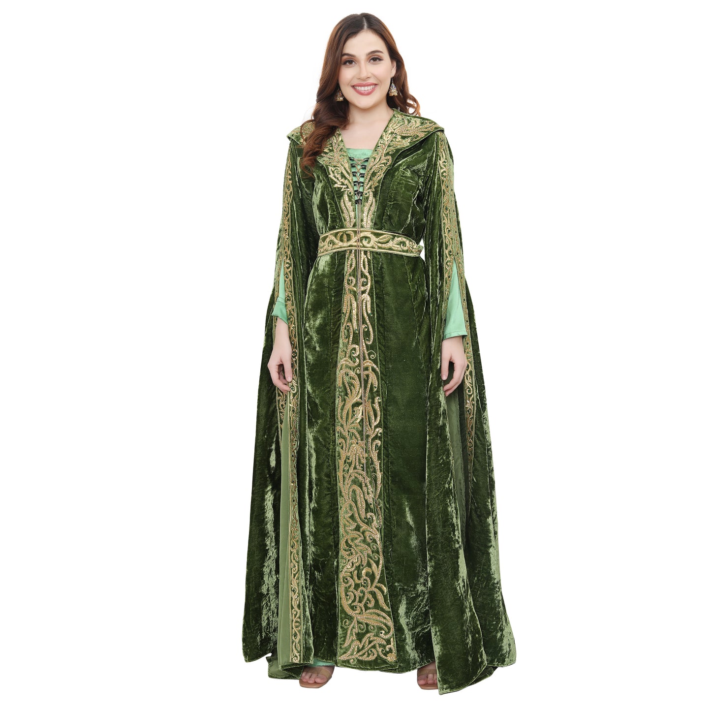 green henna dress Naheel Henna Dress Modest Barbie