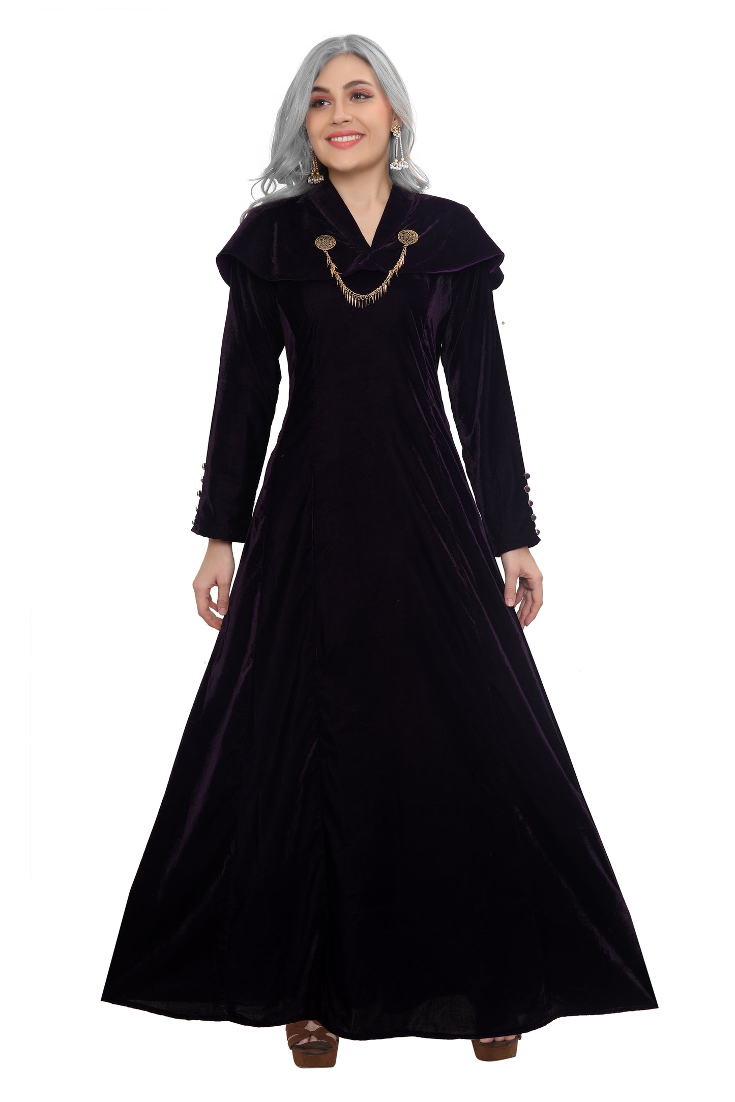 House Of The Dragon Princess Rhaenyra Targaryen Costume For Women With Chain  - Maxim Creation