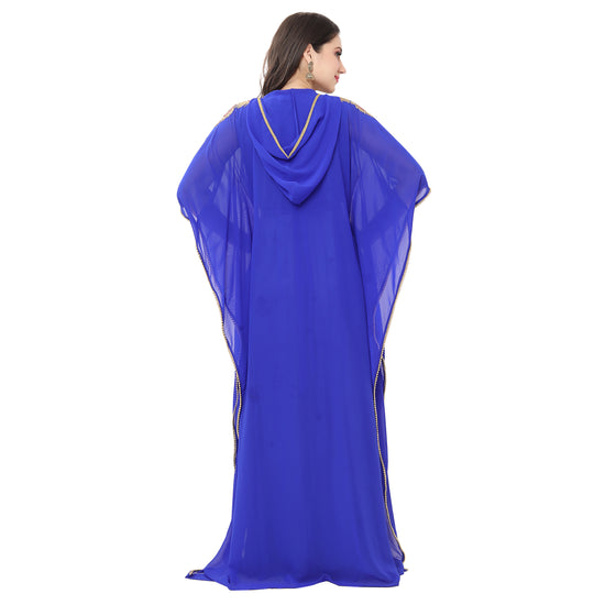 Charger l&amp;#39;image dans la galerie, Designer Abaya Caftan Haute Couture Farasha Maxi Dress - Maxim Creation
