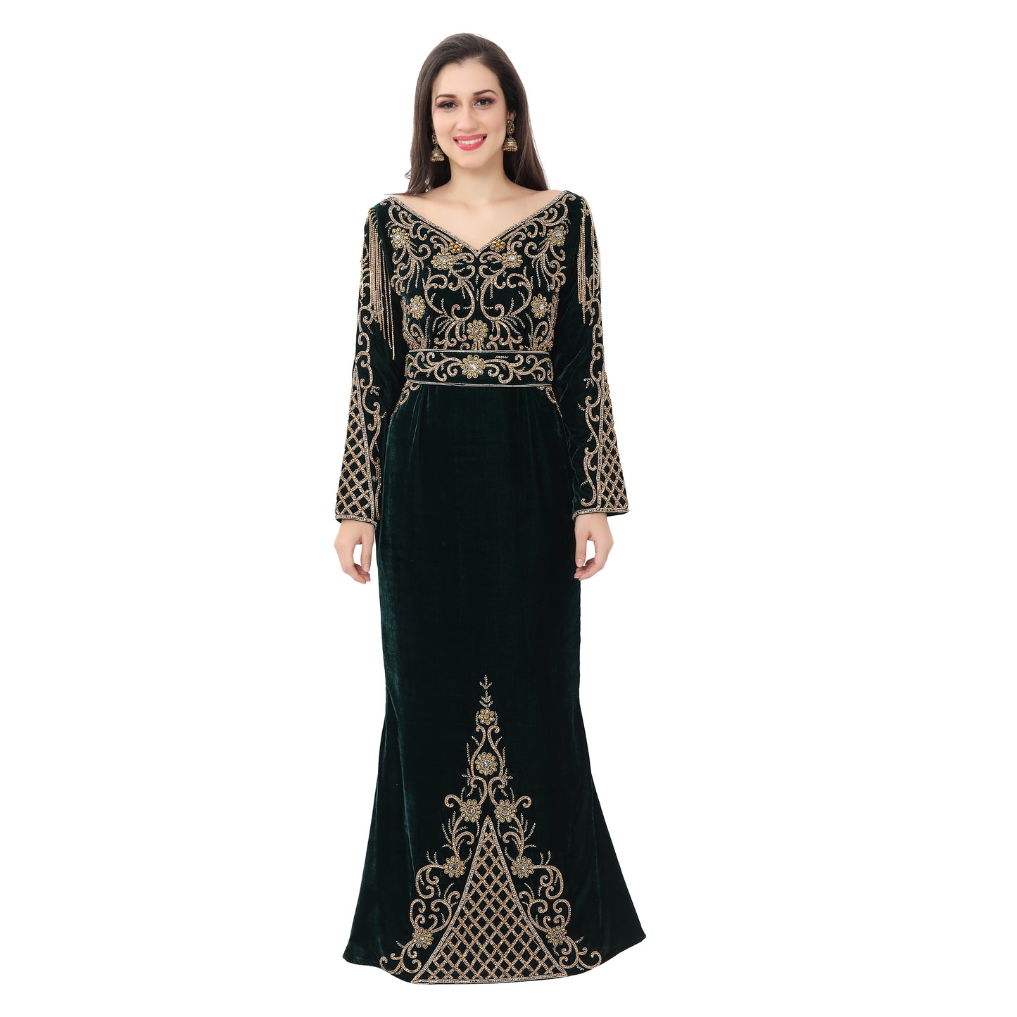 Buy Ivory Fish Cut Gown by Designer SAMANT CHAUHAN Online at Ogaan.com