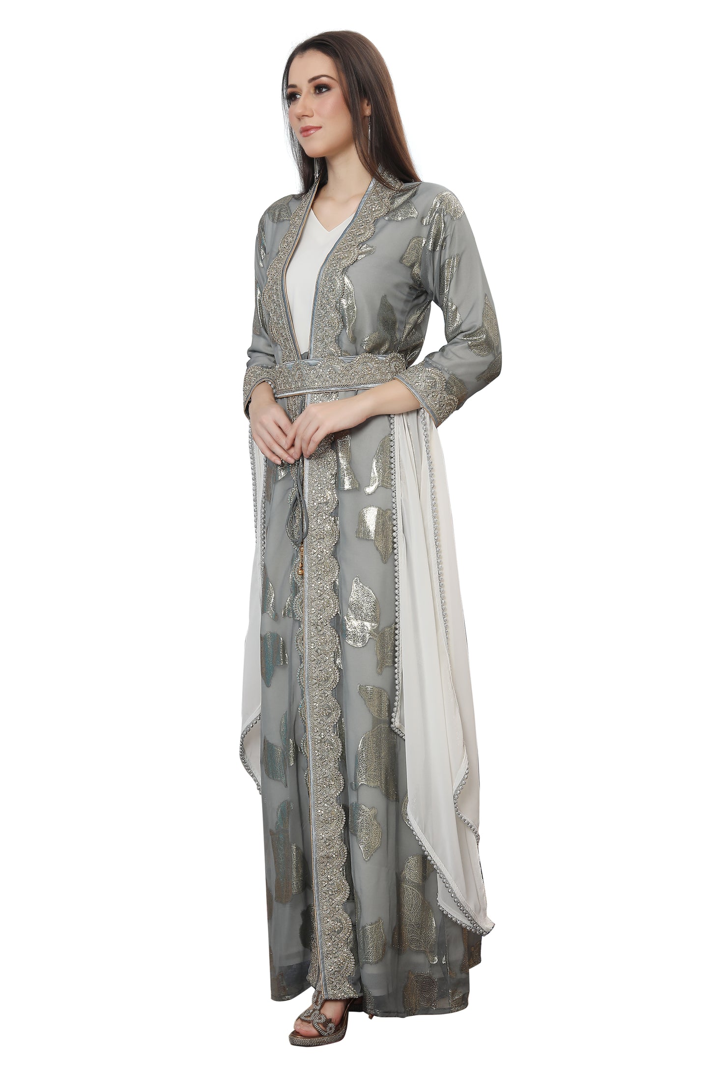 Princess Jasmine Arabian Wedding Gown Designer Jellebiya - Maxim Creation