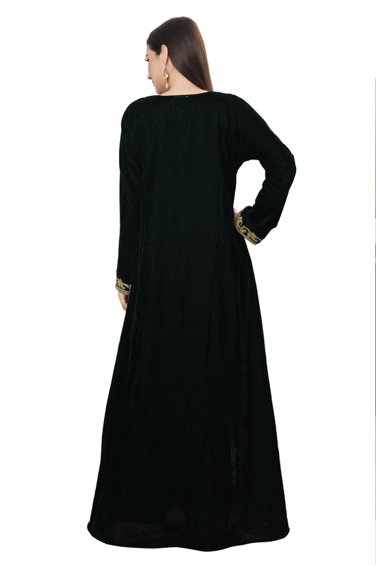 Designer Jalabiya Evening Henna Tea Party Gown - Maxim Creation