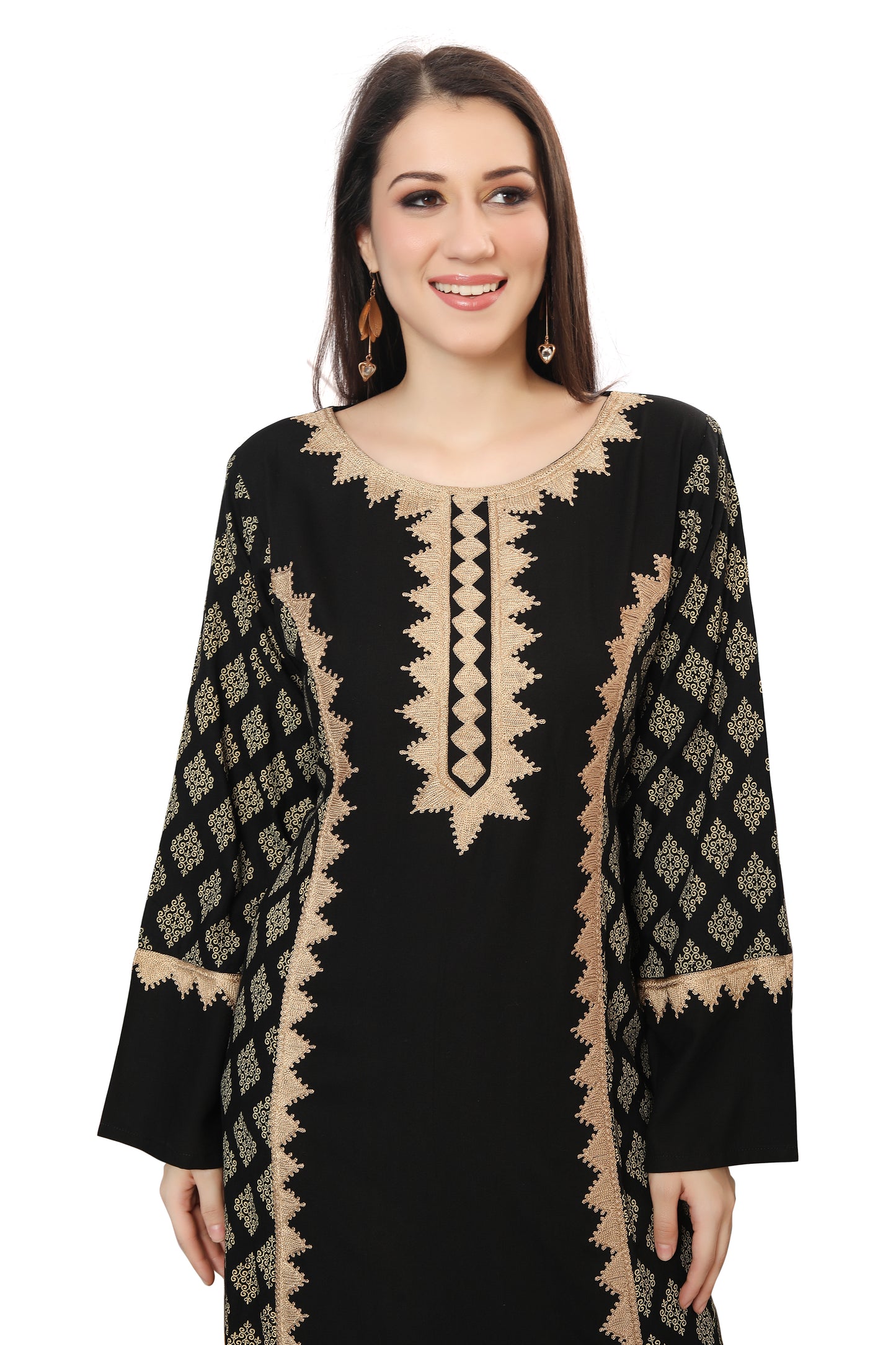 Update more than 170 black and gold kurti latest