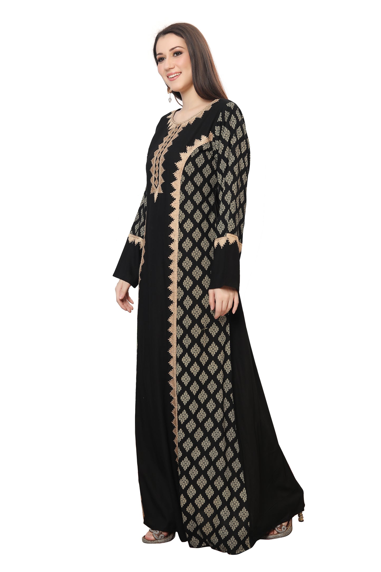 Load image into Gallery viewer, Dubai PartyWear Maxi Dress Jalabiya for Women - Maxim Creation
