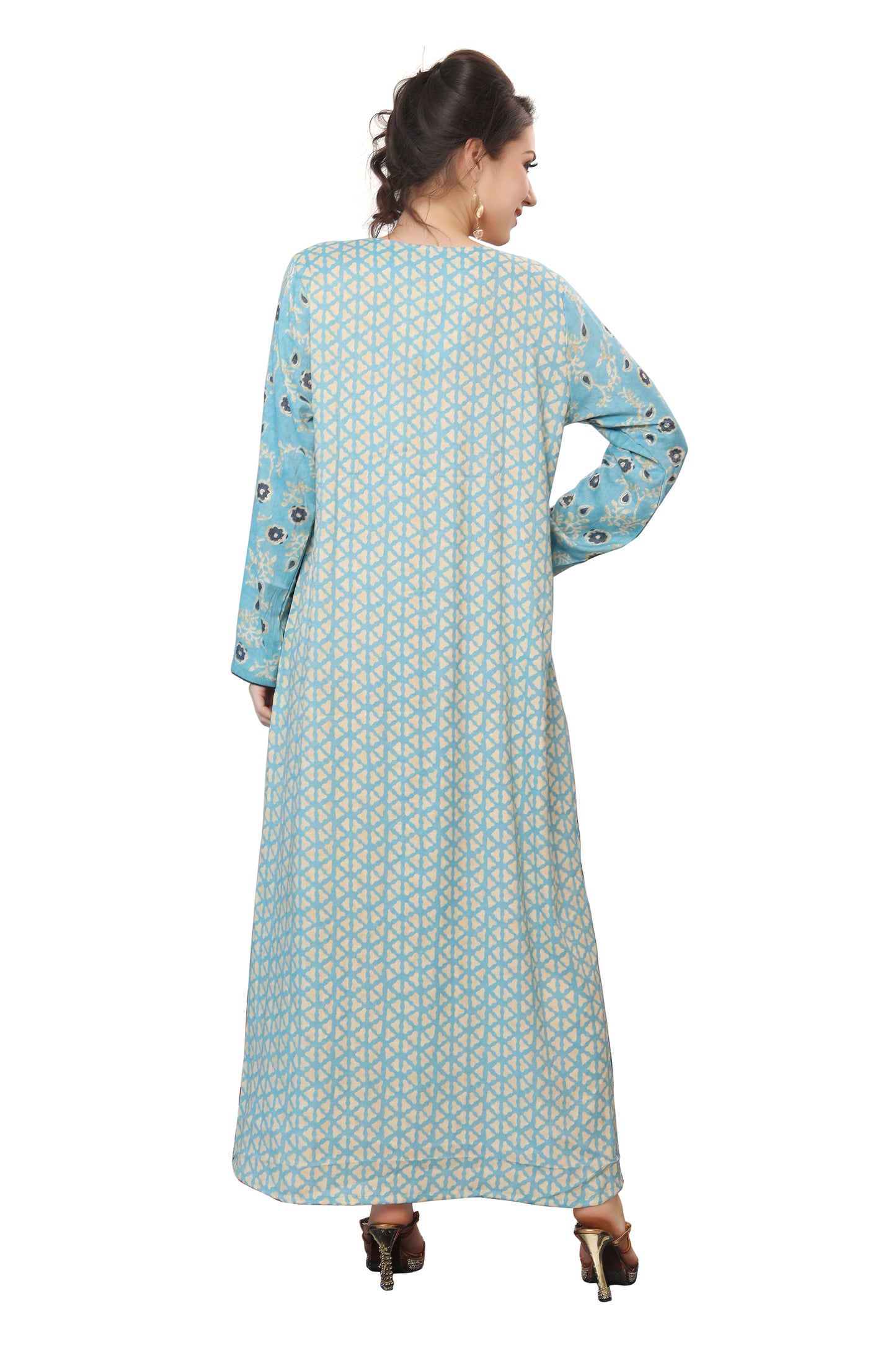 Load image into Gallery viewer, Designer Abaya Caftan Maxi Gown for Women
