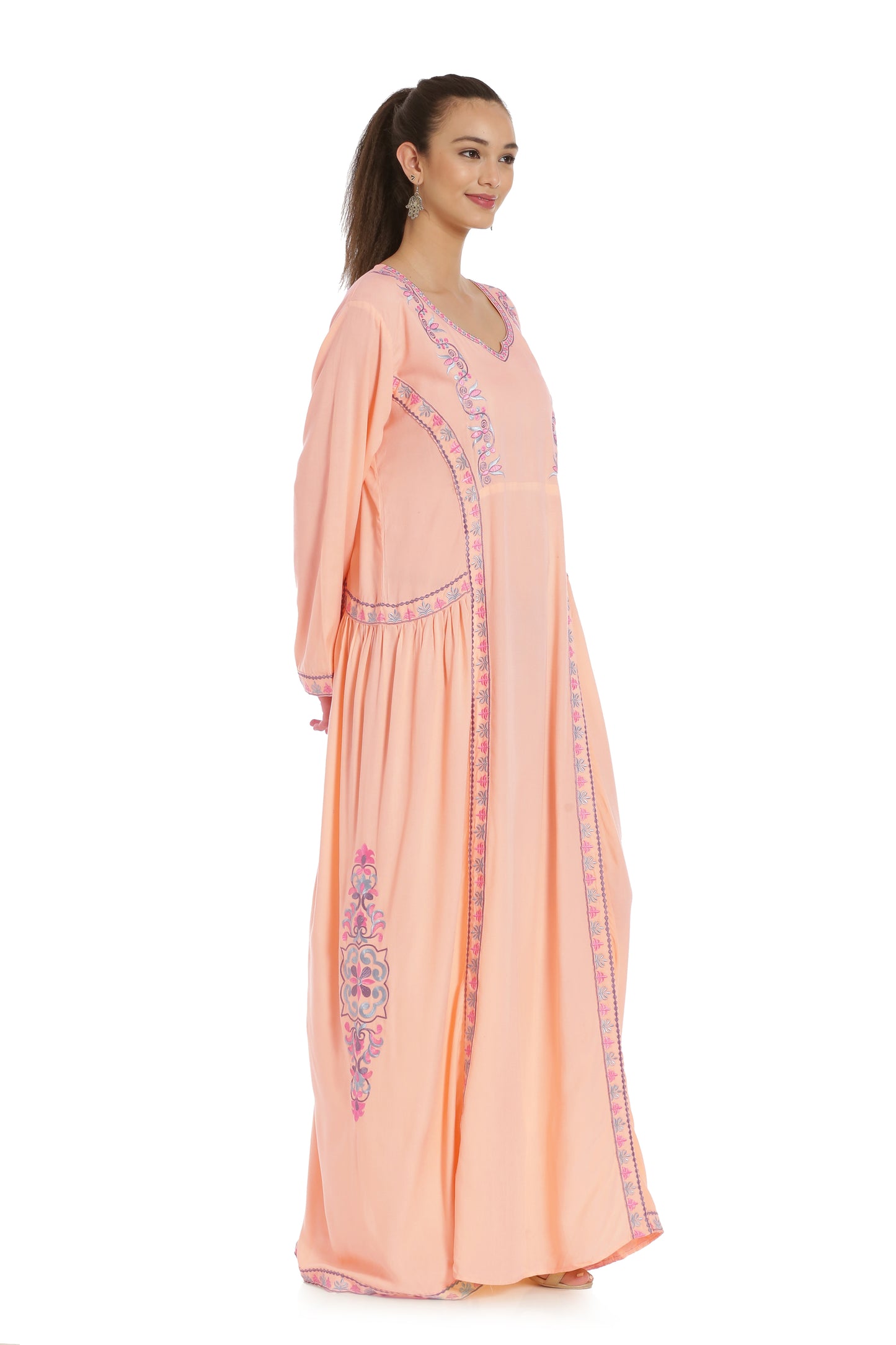 Designer Kaftan With Thread Work Maxi Dress – Maxim Creation Designer Kaftan With Thread Work Maxi Dress – Maxim Creation