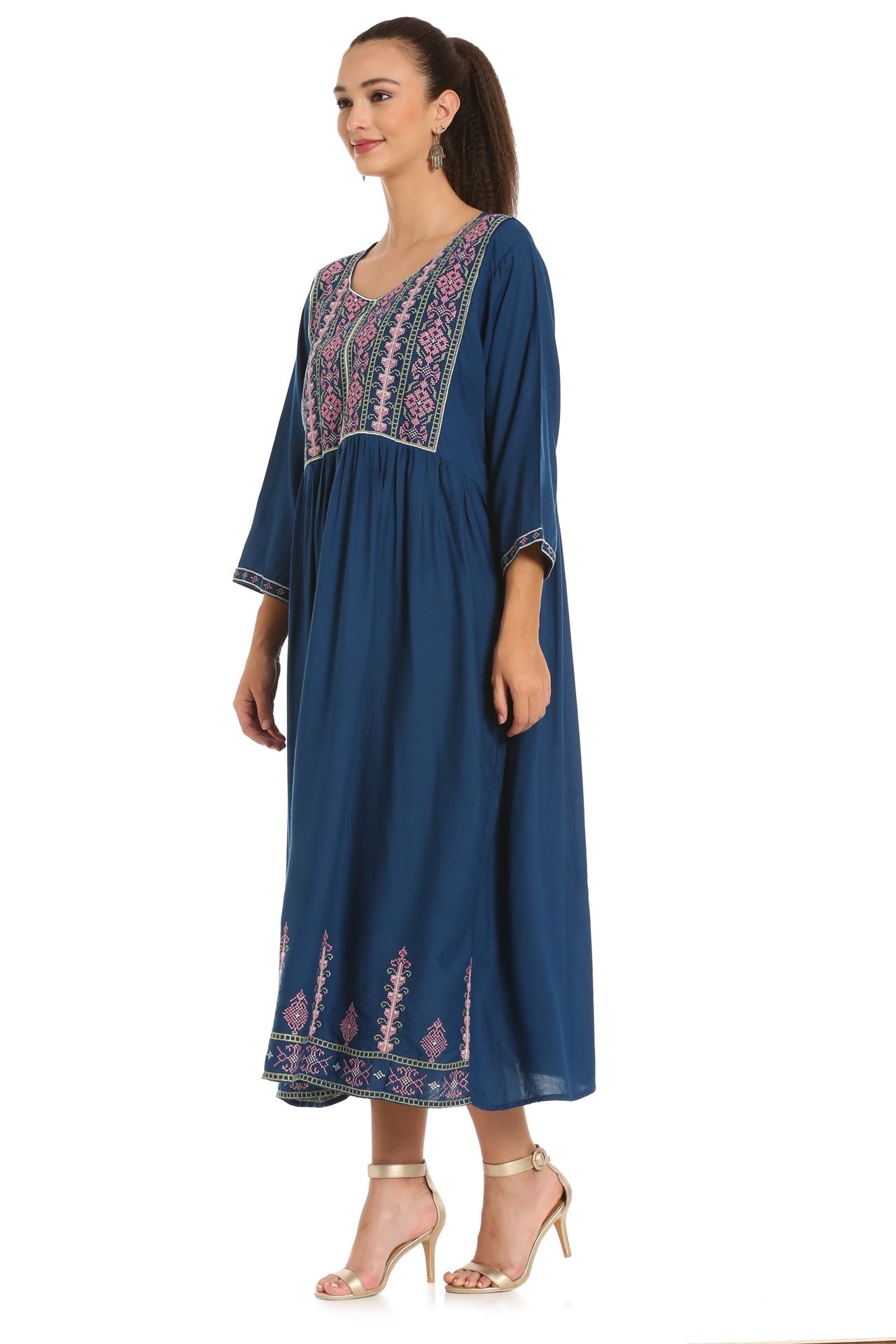 Load image into Gallery viewer, Designer Caftan Traditional Maxi Dress - Maxim Creation
