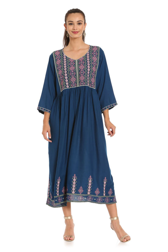 Load image into Gallery viewer, Designer Caftan Traditional Maxi Dress - Maxim Creation
