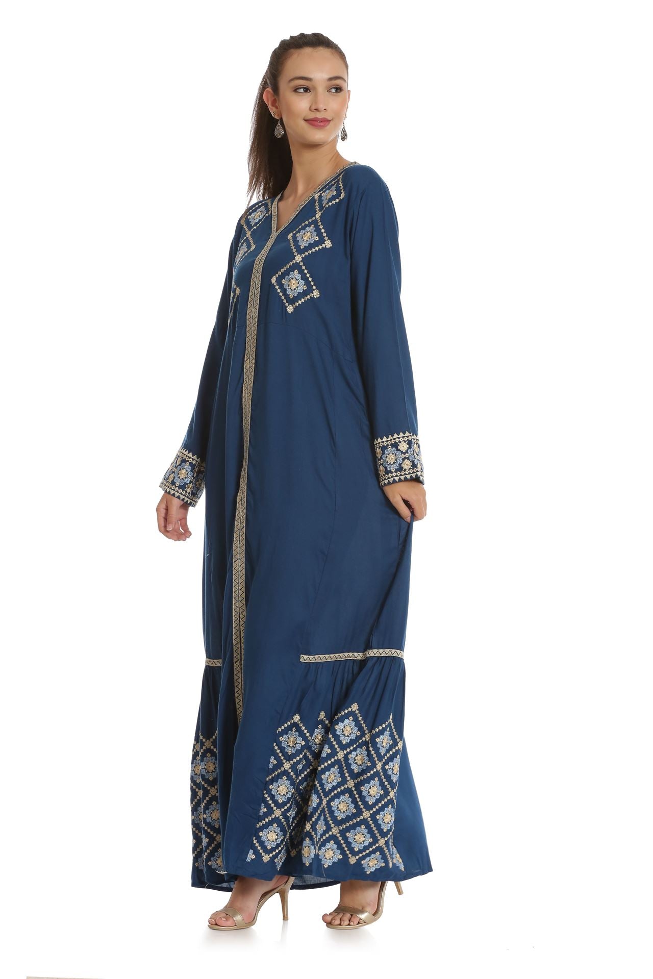 Designer Kaftan Long Maxi Dress Maxim Creation Designer Kaftan Long Maxi Dress Maxim Creation