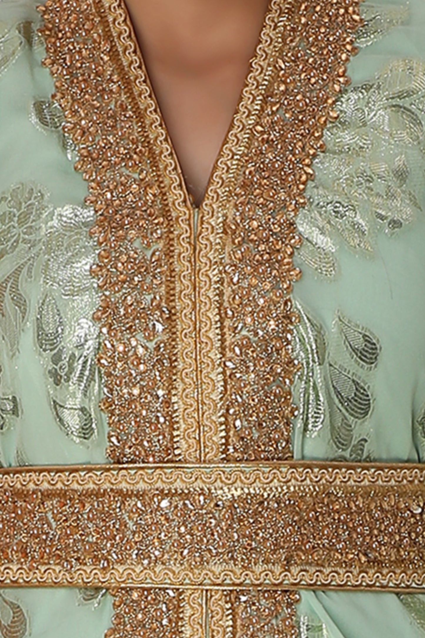 Load image into Gallery viewer, Designer Khaleeji Thobe Wedding Gown Mother Daughter Combo set - Maxim Creation
