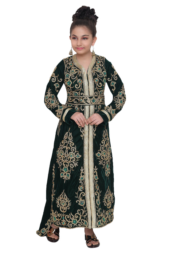Load image into Gallery viewer, Embroidered Kaftan Party Wear For Kids - Maxim Creation
