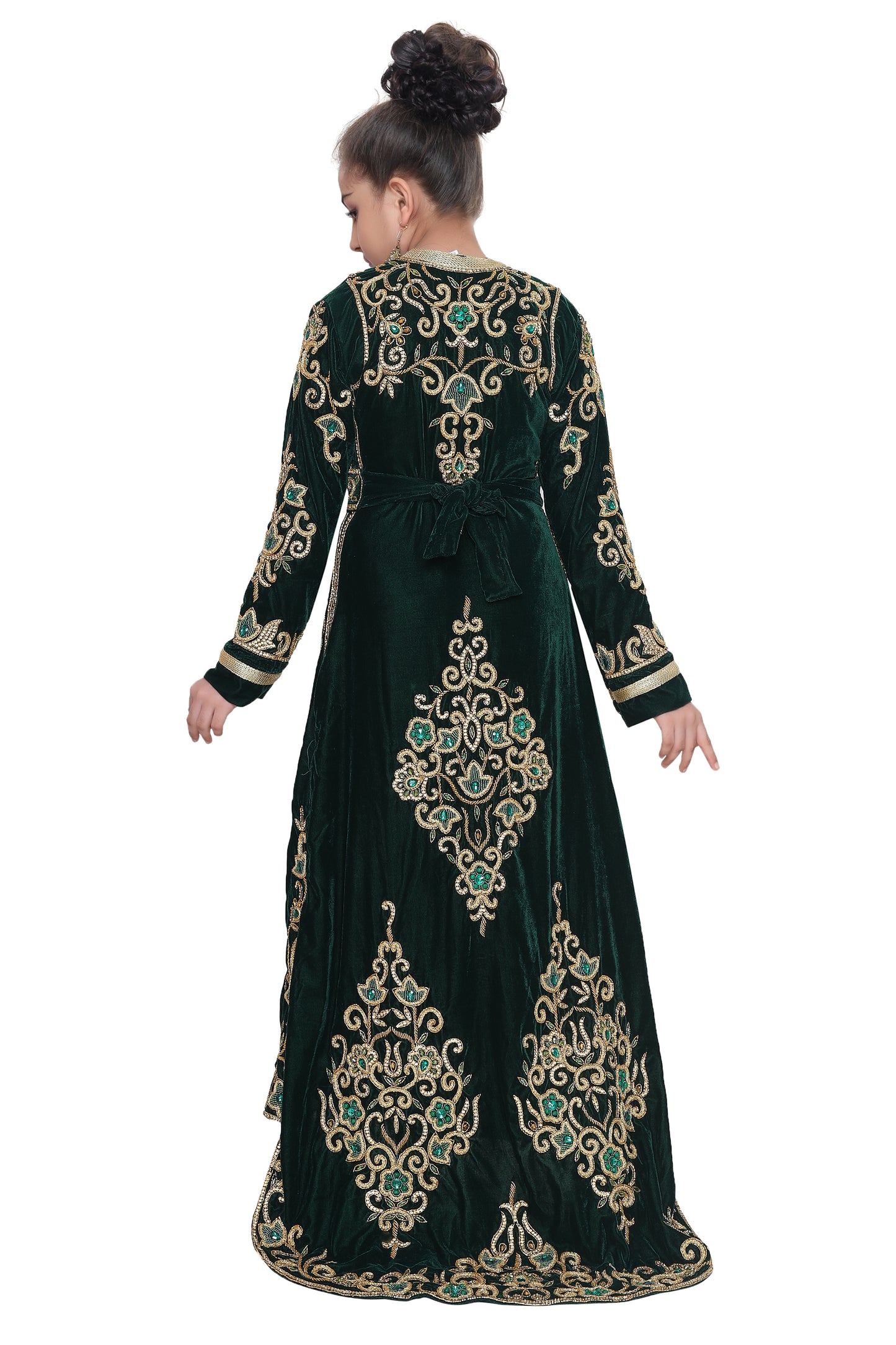 Load image into Gallery viewer, Embroidered Kaftan Party Wear For Kids - Maxim Creation
