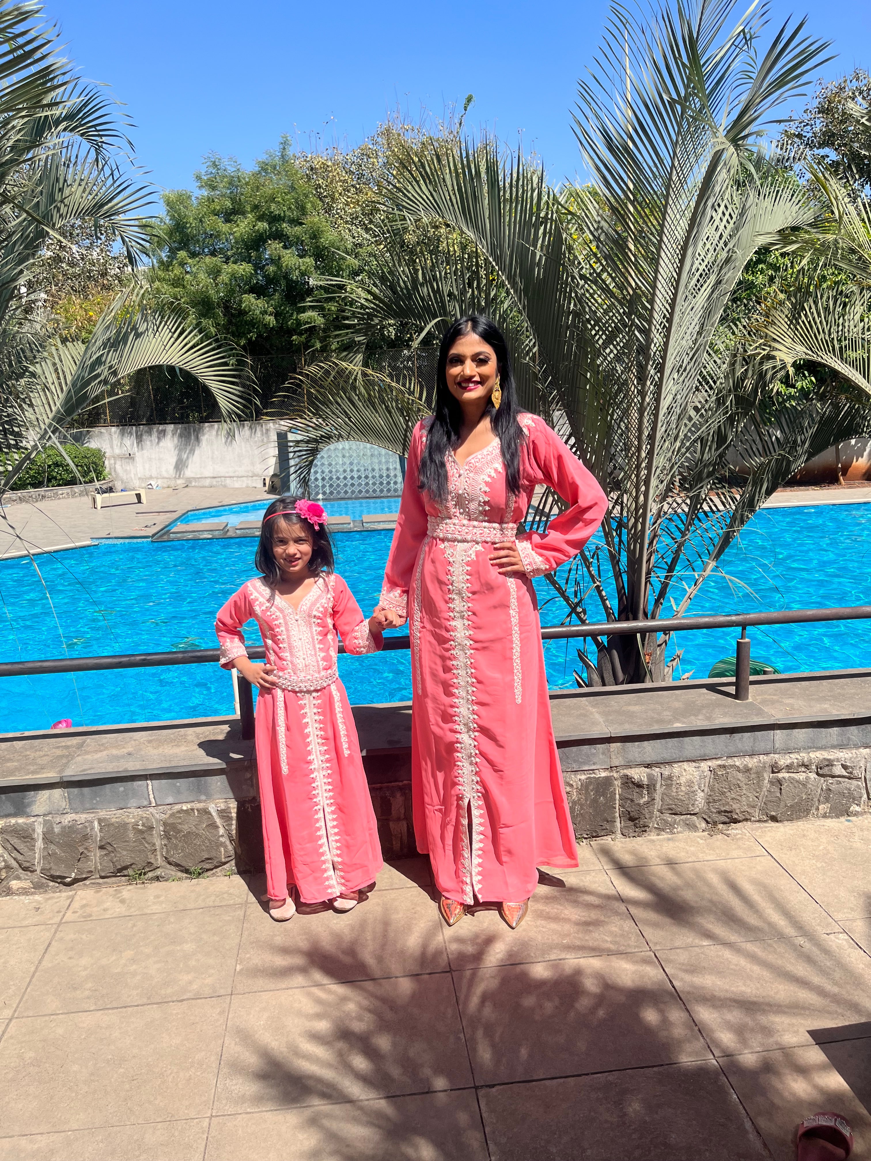 Henna Tea Party Jalabiya Ethnic Arabic Kaftan Dress – Maxim Creation