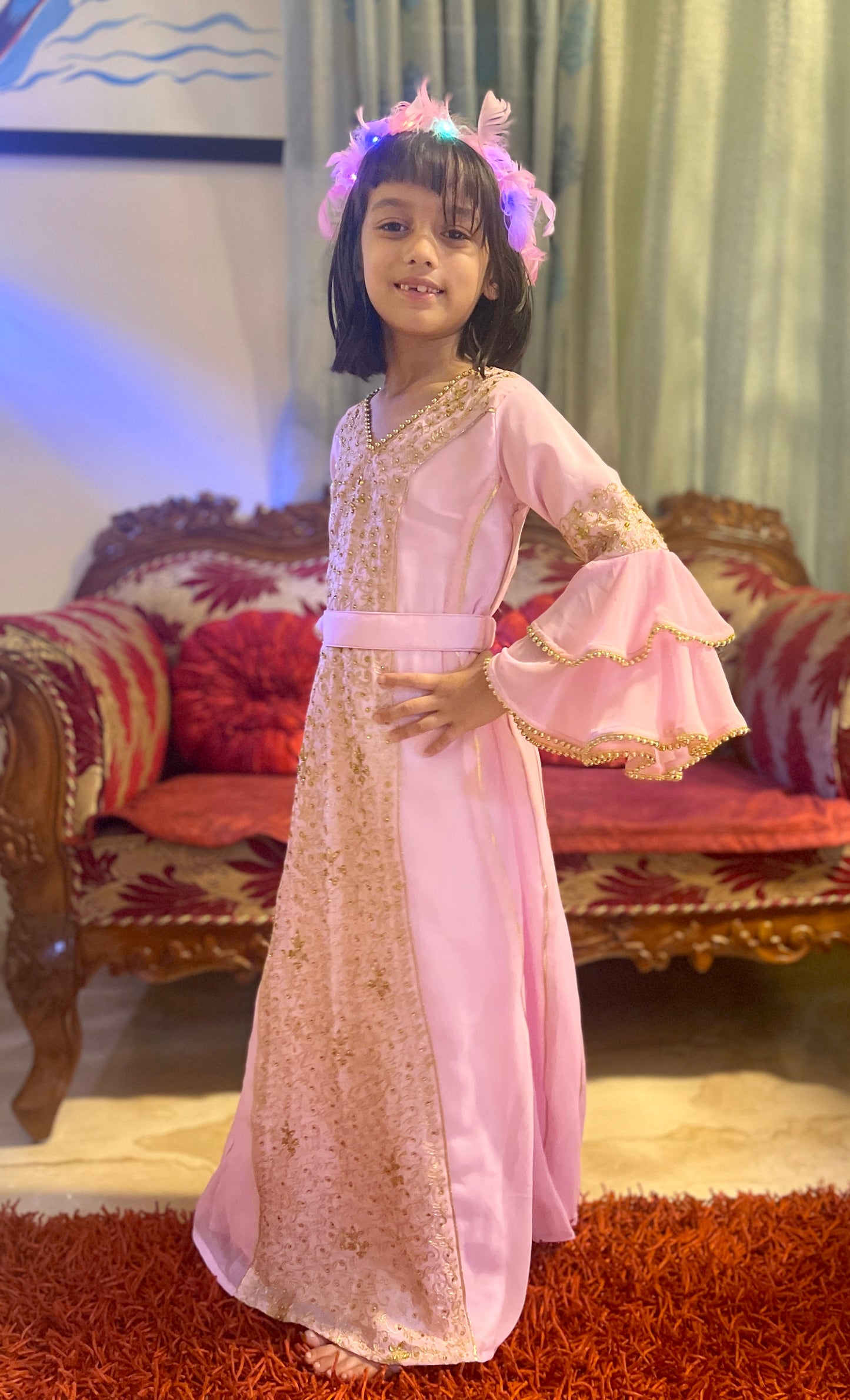 Hand Embroidered Designer Partwear Dress For Children Maxim Creation Hand Embroidered Designer Partwear Dress For Children Maxim Creation