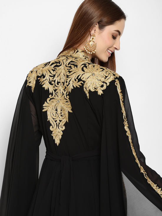 Traditional Abaya Embroidered Maxi - Maxim Creation