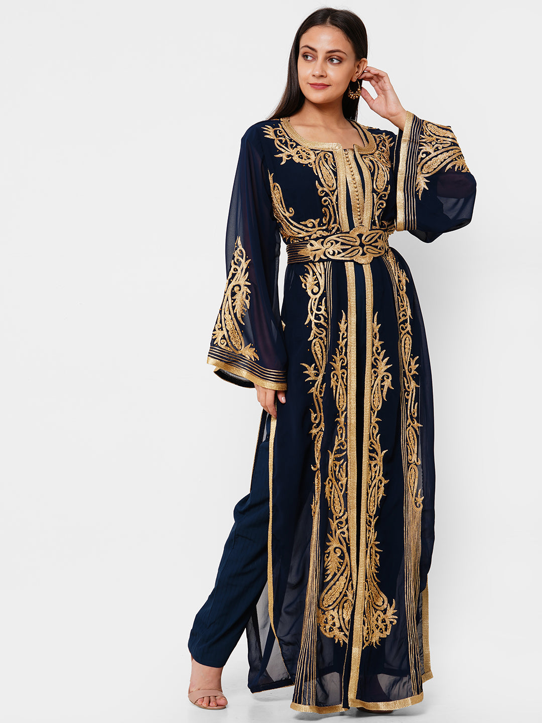 Traditional Caftan Cocktail Party Gown - Maxim Creation