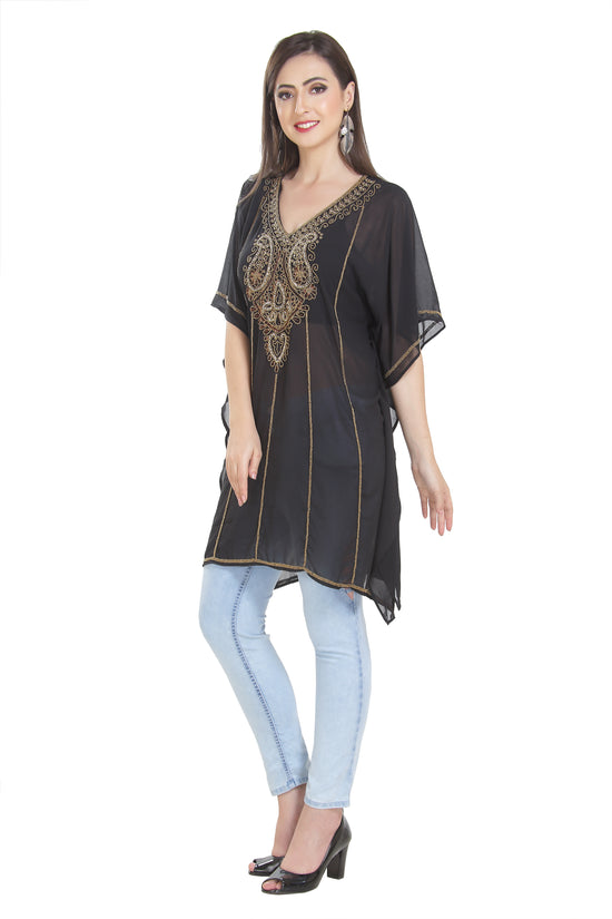 Load image into Gallery viewer, Hand Embroidered Short Length Kurti - Maxim Creation
