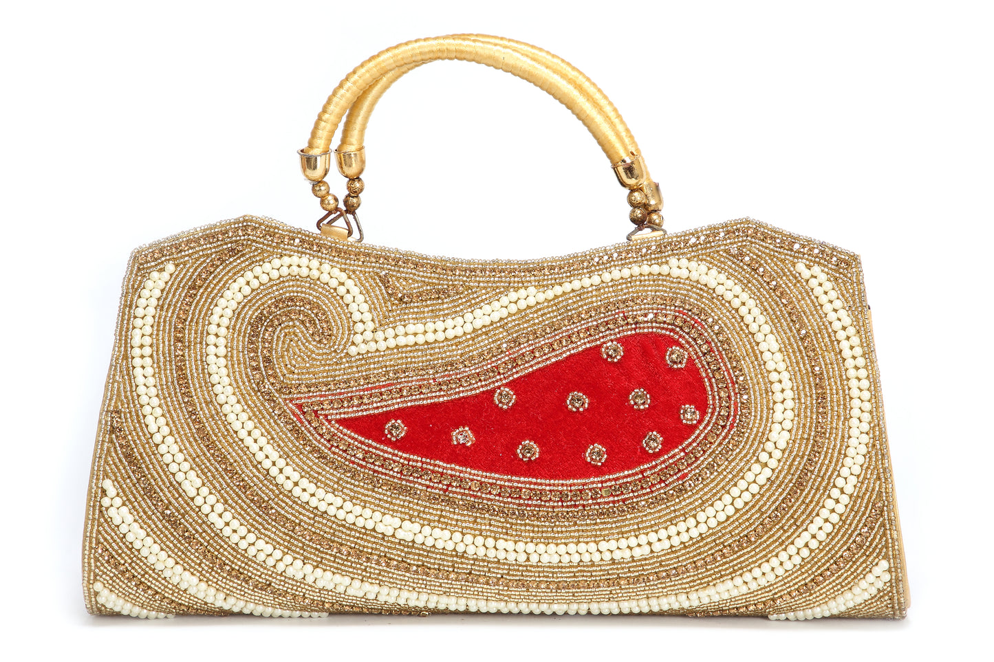 Buy PURSEO Party, Women's/Girls Casual Red Clutch Bag Purse Handbag Wedding  Bridal Gathering Functions (Gold,Maroon) Online at Best Prices in India -  JioMart.