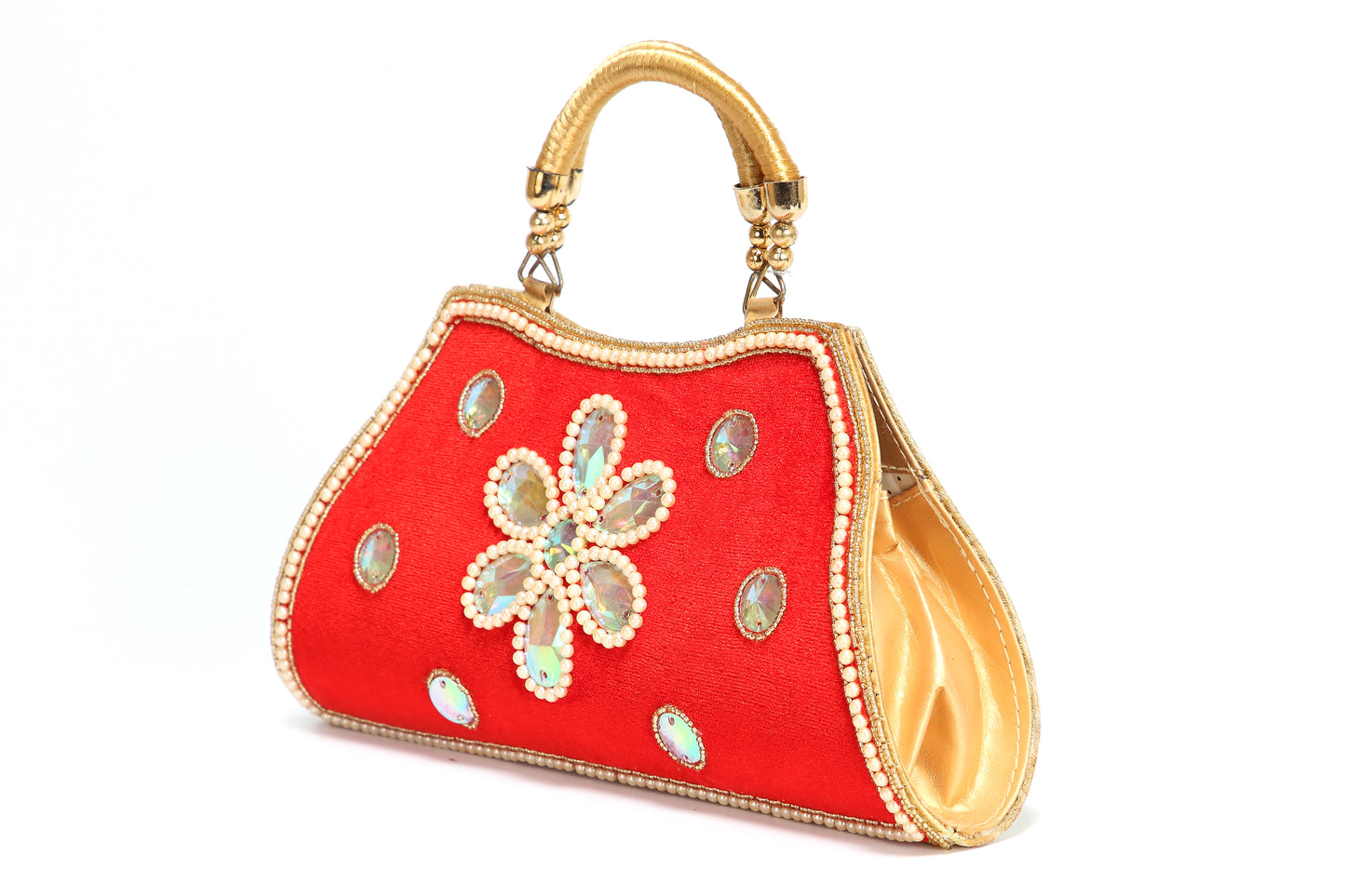 Load image into Gallery viewer, Traditional Style Ladies Hand Clutch - Maxim Creation
