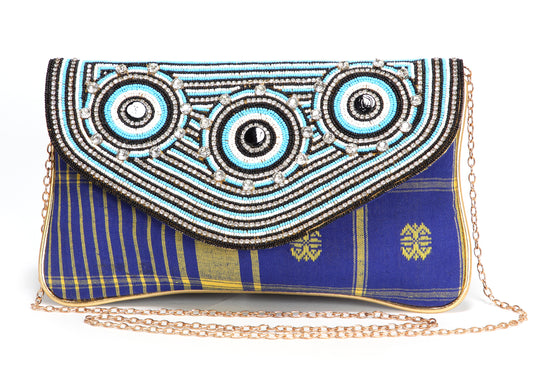 Load image into Gallery viewer, Tribal Style Beaded Handheld Clutch - Maxim Creation
