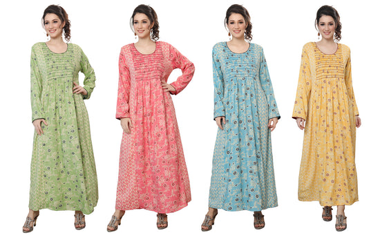 Designer Abaya Caftan Maxi Gown for Women